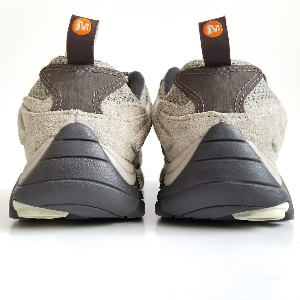 Merrell Moab Low Gray Suede Granite Hiking Shoes - Picture 6 of 8